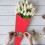 1 Roll Wrapping Paper Flowers Kraft Paper 4