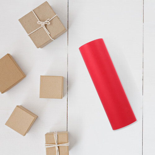 1 Roll Wrapping Paper Flowers Kraft Paper 2