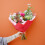 1 Roll Wrapping Paper Flowers Kraft Paper 11