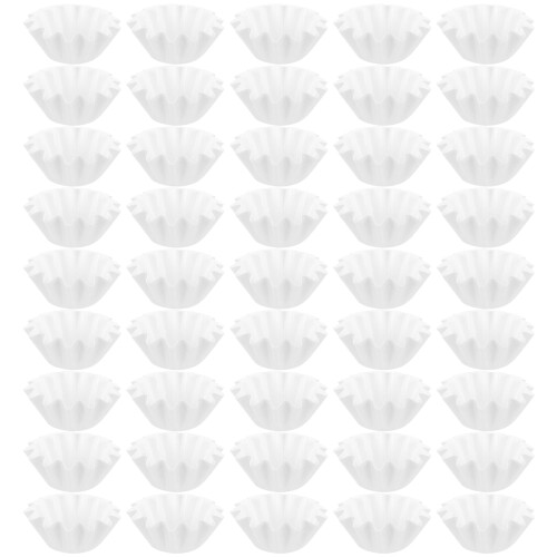 100Pz Dessert in Laminata Bianco Con Design