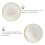 100Pz Dessert in Laminata Bianco Con Design 10