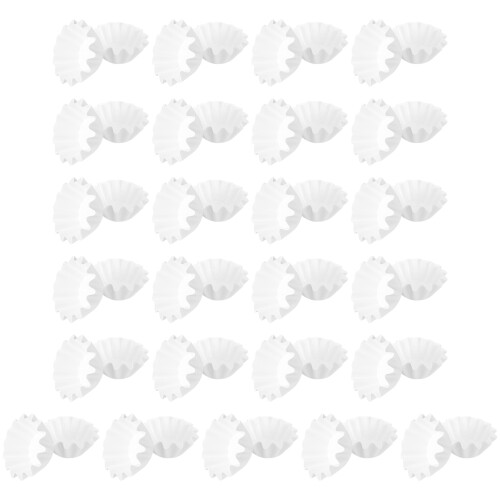 100Pz Dessert in Laminata Bianco Con Design 1