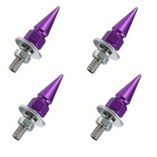 Rust Resistant Black Aluminum License Plate Screws and Bolts for Secure Mounting on All Vehicles