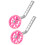 1Set Ruote Per LED Rosa Antiscivolo E Resistenti 5