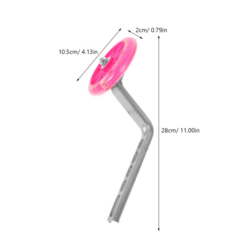 1Set Ruote Per LED Rosa Antiscivolo E Resistenti 1