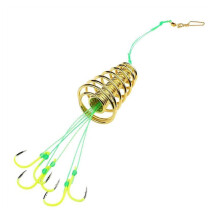 Angel accessories Antisnagging lower explosion hook. Antiwinding spring fluorescence box fishing hook fishing hook (Size : 9)
