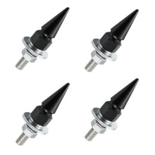 License Plate Fasteners Pack Of 4 Aluminium Alloy RustResistant Strength Screws And Bolts Universal Fit Vehicle