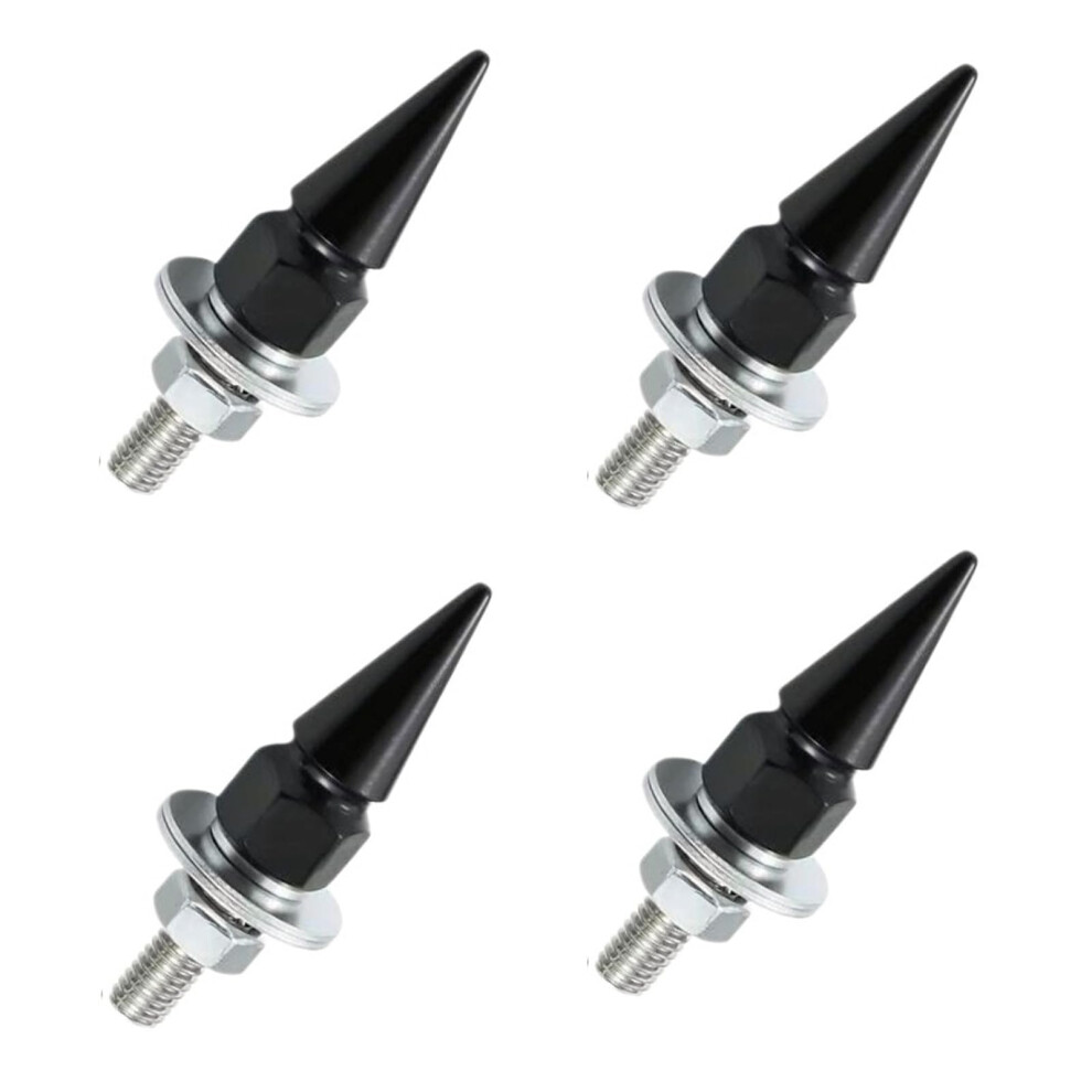License Plate Fasteners Pack Of 4 Aluminium Alloy Rustresistant Strength Screws And Bolts Universal Fit Vehicle 9339159664827