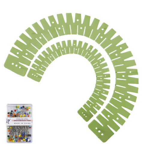 Flexible Sewing Hemming Guide For Perfect- Green