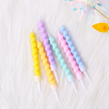 Coloured Spiral Candles 3 Boxes Children Birthday Candles Red Romantic Party Sweets