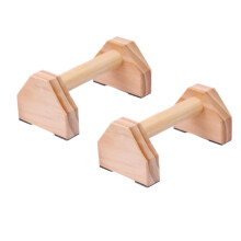 1 Pair of Stand Push Up Arm PushUp Stand Handles Pull Up Exercise Handles Push Up Racks Home Fitness Equipment Bodybuilding Holder PushUp Bar Wooden