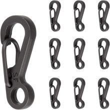 Mini mosquetão multifuncional para organização de chaves; ganchos de encaixe rápido em liga de zinco resistente e durável para soluções