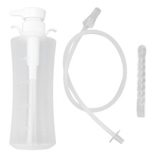 Garrafa multiuso de 500ml para regar suculentas, portátil, com bico curvo para uso interno, reutilizável e transparente para facilitar a