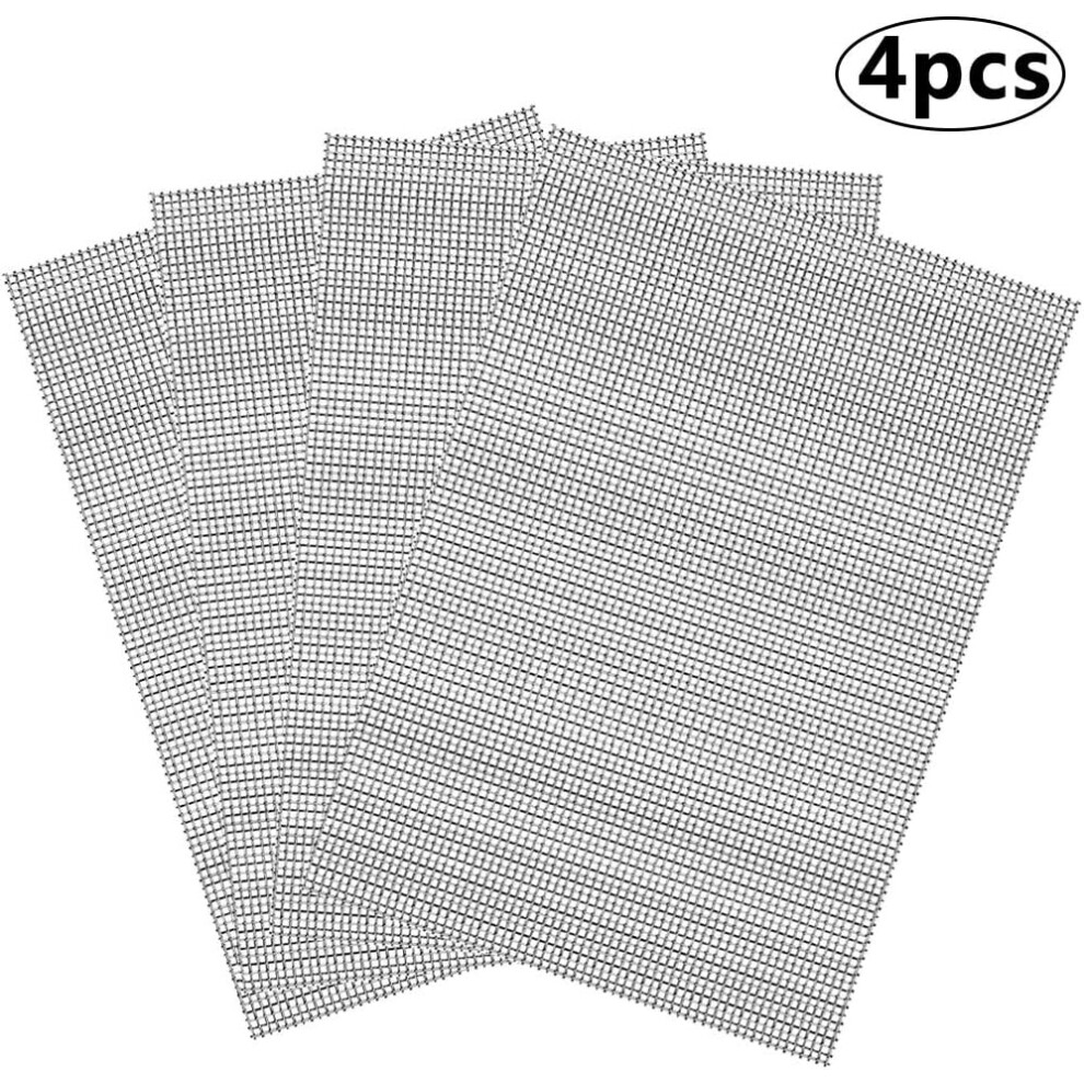 Quick Fix Window Screen Repair Patch For Repair Anything Anytime Anywhere, 4 Pcs Stainless Steel Fiberglass Material, 150 X 210 Mm, Strong Adhesive Re 9060116392476