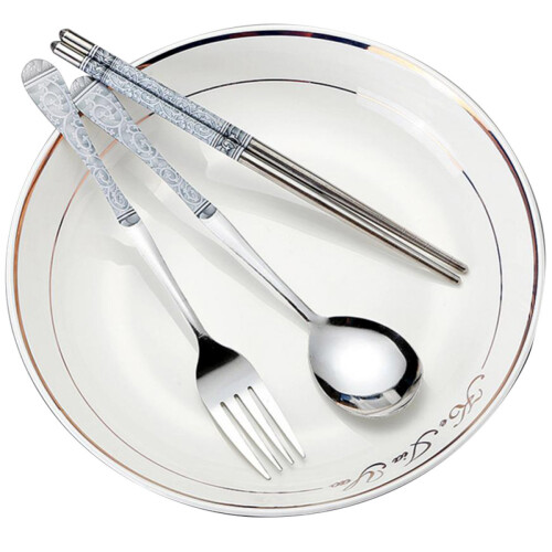 Σετ επαναχρησιμοποιούμενων chopsticks, κομψά chopsticks από ανοξείδωτο ατσάλι για