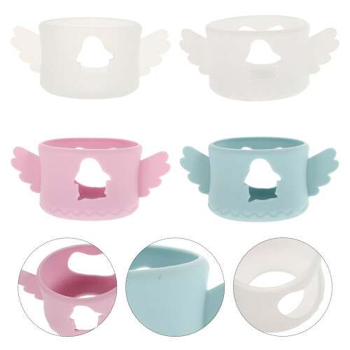 4Pz Cover Bottle Silicone Decorativa 2