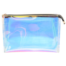 Makeup Bag Transparent Bag Für Damen Blau Pom
