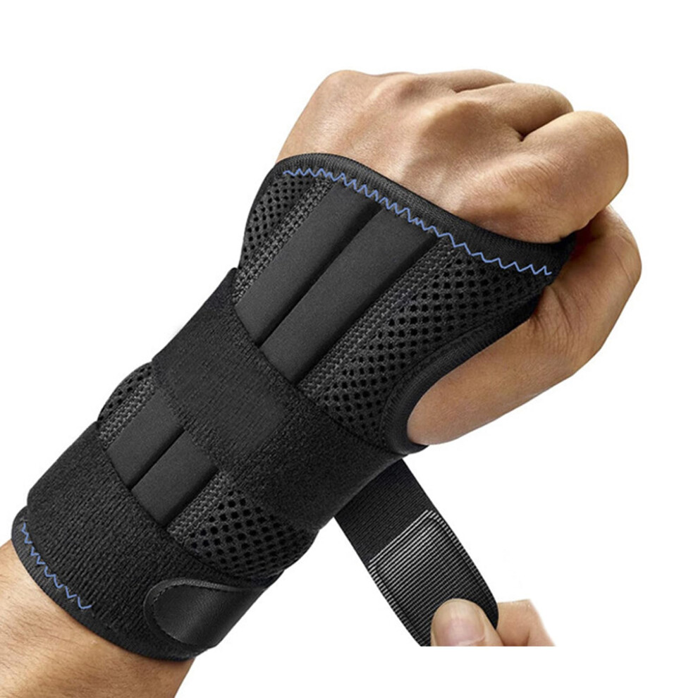 Wrist Bandages Belt Adjustable Wristband Hand Brace Left Right For Women Men Size L Left Hand