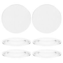 6Pcs Double Convex Lens For Science Experiment And Physics Teaching