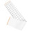 Writable White Height Chart for Kids Wall Growth Measurement 1
