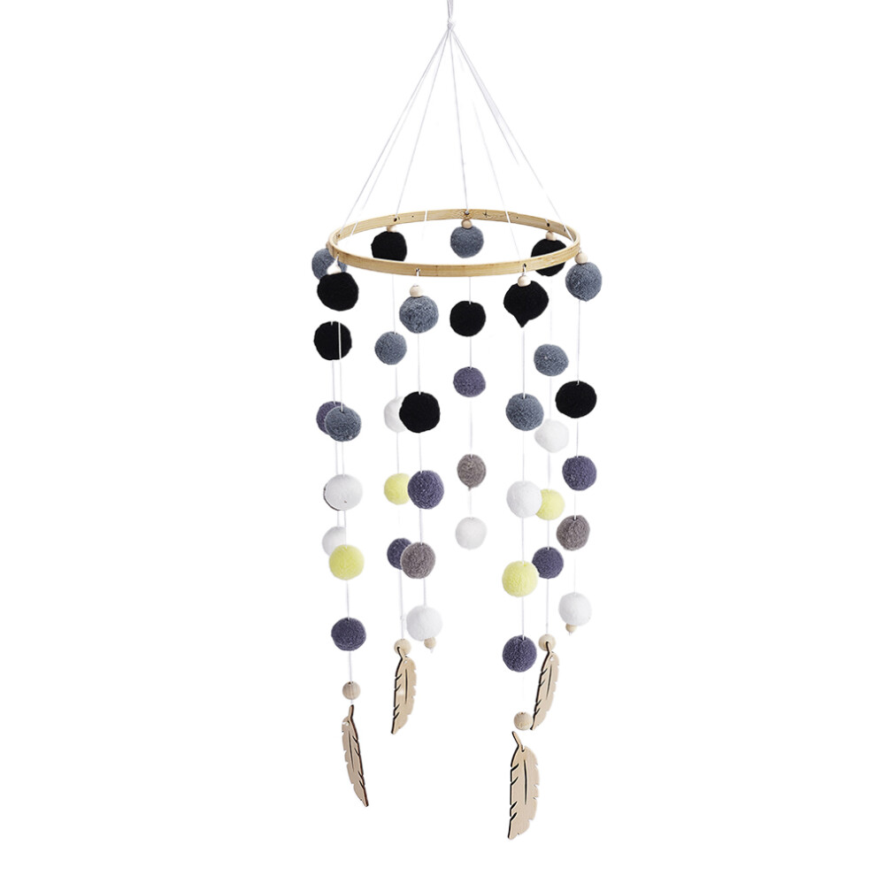 Raindrops Musical Mobile Decor Bohemian Style Yellow Ohphcall