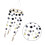 Raindrops Musical Mobile Yellow Decor Bohemian Style 2