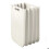 Poubelles pour le tri des déchets blanc lait - Guzzini 25 Blanc 1