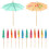100Pz Stecchini Applicazioni Party Ombrello in E Bamboo 2