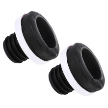 2Pièces Anneaux De Joint De En Caoutchouc PP Noir Durable