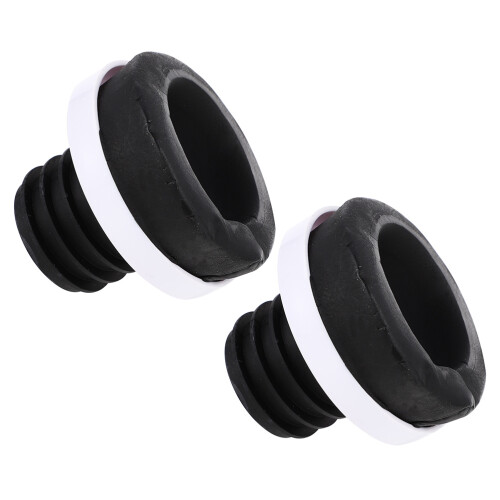2Pièces Anneaux De Joint De En Caoutchouc PP Noir Durable