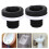 2Pièces Anneaux De Joint De En Caoutchouc PP Noir Durable 3