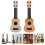2Pcs Small Guitar Simulation Ukulele For Kids Musical Learning 8