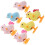 6Pcs Chicken Plush Wind-Up Toys For Children Clockwork Playthings 7