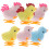 6Pcs Chicken Plush Wind-Up Toys For Children Clockwork Playthings 9