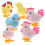 6Pcs Chicken Plush Wind-Up Toys For Children Clockwork Playthings 4