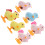 6Pcs Chicken Plush Wind-Up Toys For Children Clockwork Playthings 5