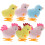 6Pcs Chicken Plush Wind-Up Toys For Children Clockwork Playthings 11