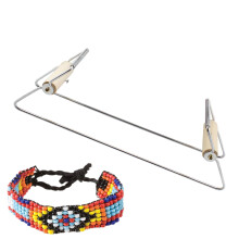 Bead Machine Set Stainless Steel Handmade Knitting Thread Handmade Jewellery Making for Beginners Teenagers Earrings Crafts Birthday Silver white