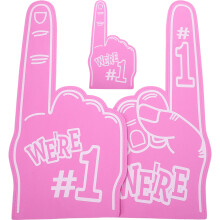 3St Lichtgewicht Foam Finger Voor Sportfeest En Cheerleading