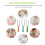 3Pcs Infant Silicone Teether Baby Toy for Relief 8