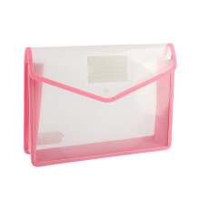File Wallet Folder Horizontal/Vertival-Pink A4 horizontal style