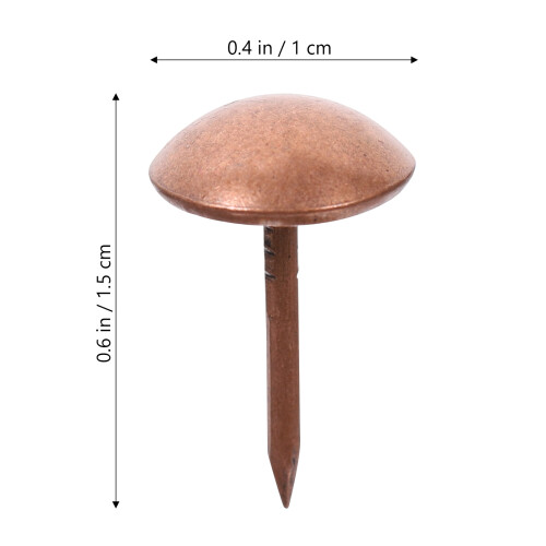 100Pièces Clous De Tapissier Rose Décoratifs Pour 1