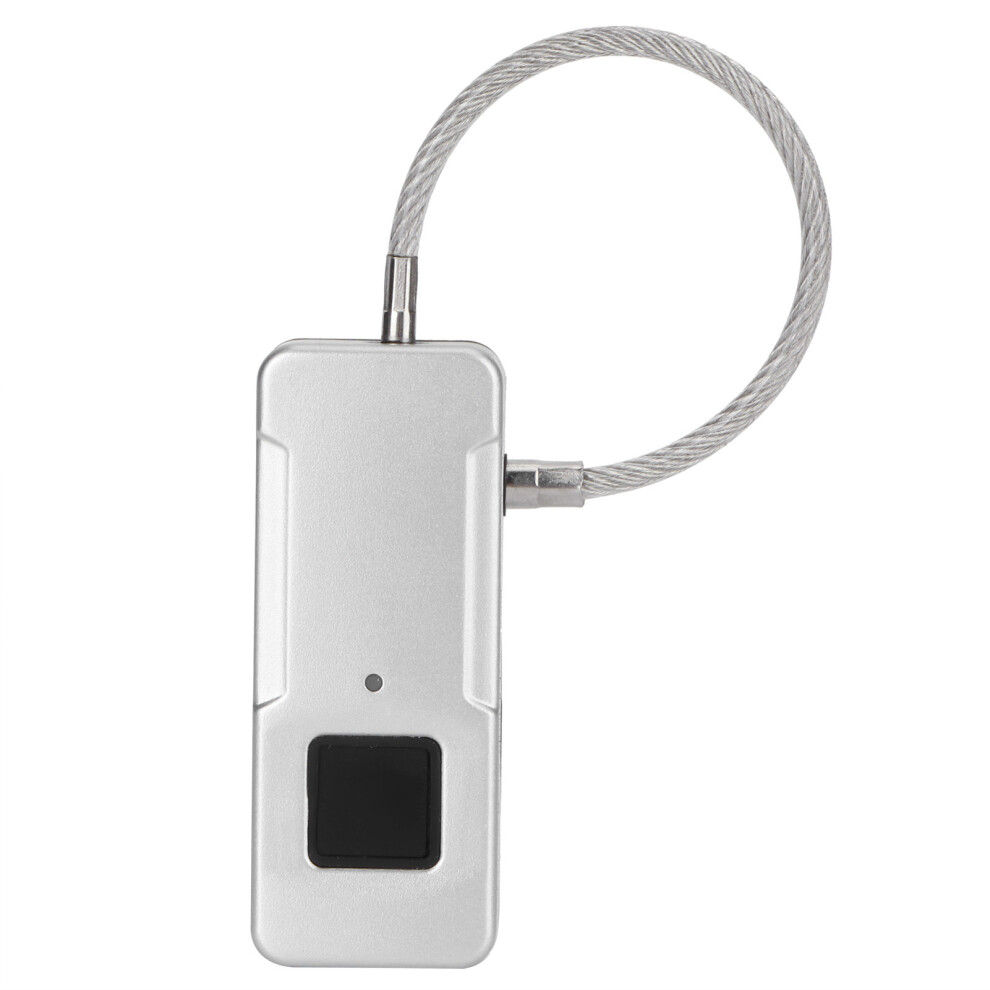 High-Security Biometric Fingerprint Padlock, Smart Usb Charging Lock, Fast Speed Recognition & Multi-Fingerprint Storage, Waterproof & Dustproof Lock 9436597699548