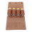 1Set Compact Brown Spice Jar Set with Storage Bag for Camping Cooking 1