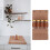 1Set Compact Brown Spice Jar Set with Storage Bag for Camping Cooking 6