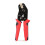 Handheld Cable Crimping Pliers for Different Wire-Red and black 1