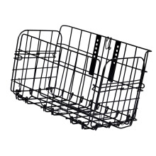 Foldable front bicycle basket, load capacity 30 kg, multipurpose basket for commuter bikes, accessories, luggage rack, cargo basket, durable