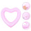 2Pcs Heart Shaped Float Inflatable Swimming Rings for Fun 9