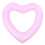 2Pcs Heart Shaped Float Inflatable Swimming Rings for Fun 2