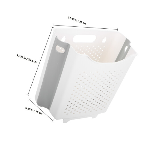 1Panier Mural Pliable En Coloré Pour Rangement Linge 1